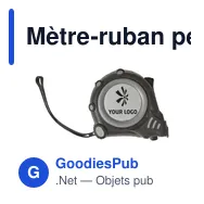 Mètre-ruban personnalisable 3 m avec logo - Ramos - Miniature 7