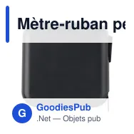 Mètre-ruban personnalisable en ABS de 5 m avec logo - Donald - Miniature 2