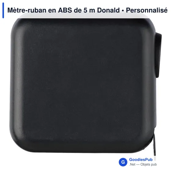 Mètre-ruban personnalisable en ABS de 5 m avec logo - Donald - Image 9