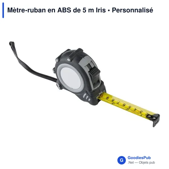 Mètre-ruban en ABS de 5 m Iris - Image 2