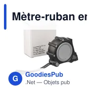 Mètre-ruban en ABS de 5 m Iris - Miniature 3