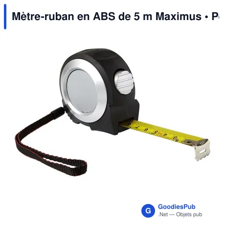 Mètre-ruban en ABS de 5 m Maximus