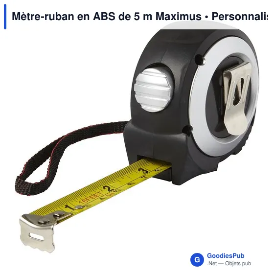 Mètre-ruban en ABS de 5 m Maximus - Image 2