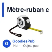 Mètre-ruban en ABS de 5 m Maximus - Miniature 3
