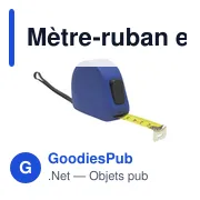 Mètre-ruban personnalisable 3 m avec logo - Cassie - Miniature 4