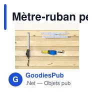 Mètre-ruban personnalisable en gomme de 5 m avec logo - Caroline - Miniature 5