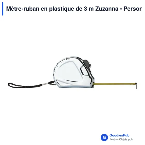 Mètre-ruban personnalisable de 3 m avec logo - Zuzanna - Image 2