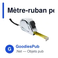 Mètre-ruban personnalisable de 3 m avec logo - Zuzanna - Miniature 3