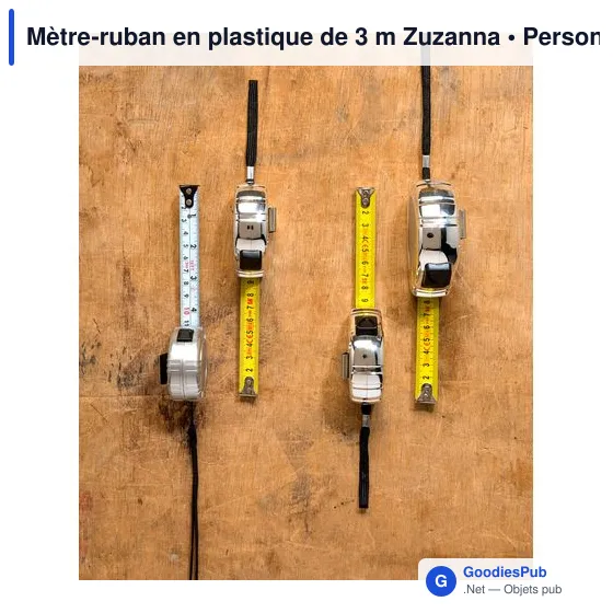 Mètre-ruban personnalisable de 3 m avec logo - Zuzanna - Image 4