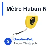 Mètre Ruban Nathor 15m - Miniature 1