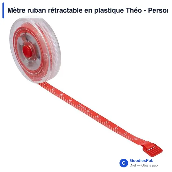 Mètre ruban rétractable en plastique Théo - Image 2