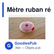 Mètre ruban rétractable en plastique Théo - Miniature 11