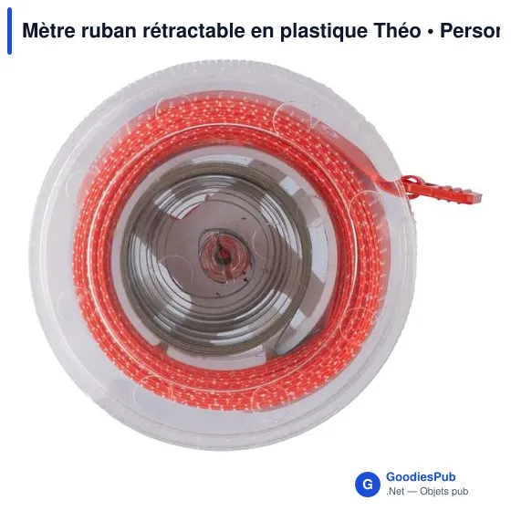 Mètre ruban rétractable en plastique Théo - Image 3