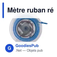 Mètre ruban rétractable en plastique Théo - Miniature 9