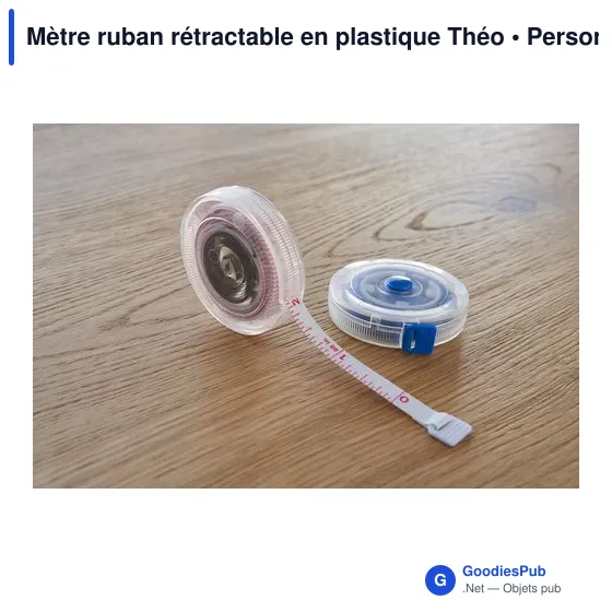 Mètre ruban rétractable en plastique Théo - Image 10