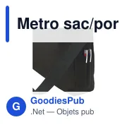 Sacoche porte-documents personnalisable avec logo - Metro - Miniature 2