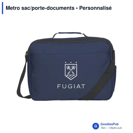 Sacoche porte-documents personnalisable avec logo - Metro - Image 6