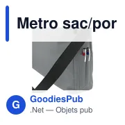Sacoche porte-documents personnalisable avec logo - Metro - Miniature 7
