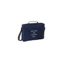 Variante bleu foncé - Sacoche porte-documents personnalisable avec logo - Metro