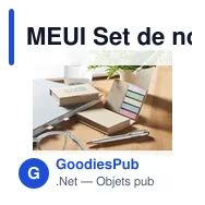 MEUI Set de notes en papier recyclé - Miniature 4
