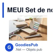 MEUI Set de notes en papier recyclé - Miniature 5