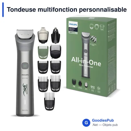Tondeuse multifonction personnalisable Philips All-in-One avec logo - MG5921