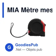 MIA Mètre mesureur 5m - Miniature 10