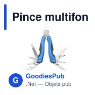 Pince multifonctions personnalisable MicroTool avec logo - Miniature 2