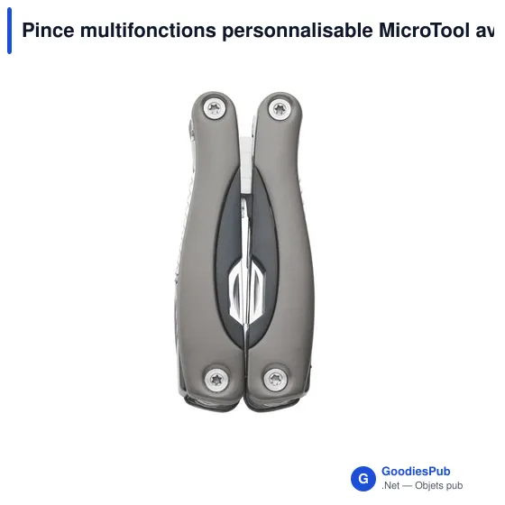 Pince multifonctions personnalisable MicroTool avec logo - Image 12