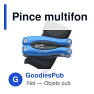 Pince multifonctions personnalisable MicroTool avec logo - Miniature 3