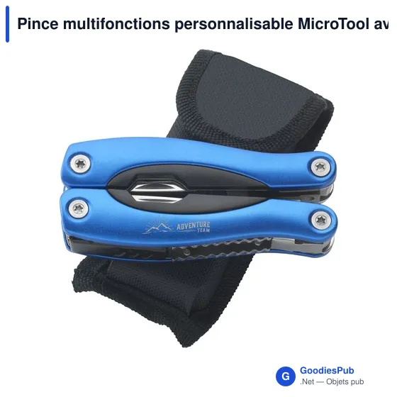 Pince multifonctions personnalisable MicroTool avec logo - Image 3
