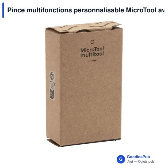 Pince multifonctions personnalisable MicroTool avec logo - Image 4
