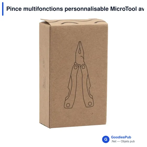 Pince multifonctions personnalisable MicroTool avec logo - Image 5