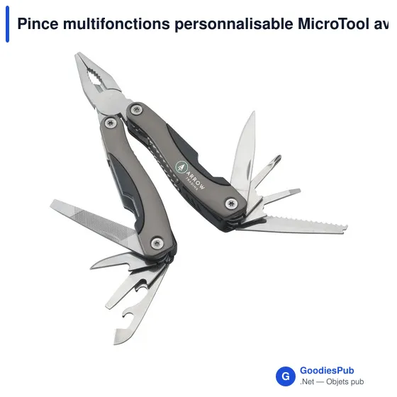 Pince multifonctions personnalisable MicroTool avec logo - Image 7