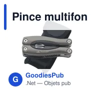 Pince multifonctions personnalisable MicroTool avec logo - Miniature 9