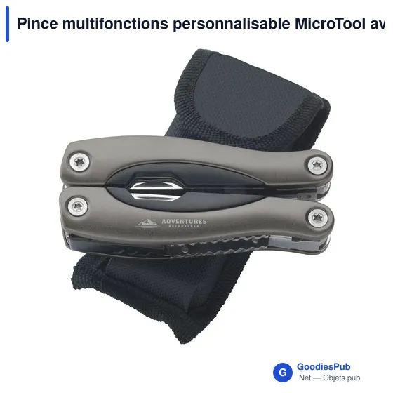 Pince multifonctions personnalisable MicroTool avec logo - Image 9