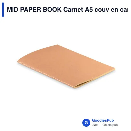 MID PAPER BOOK Carnet A5 couv en carton