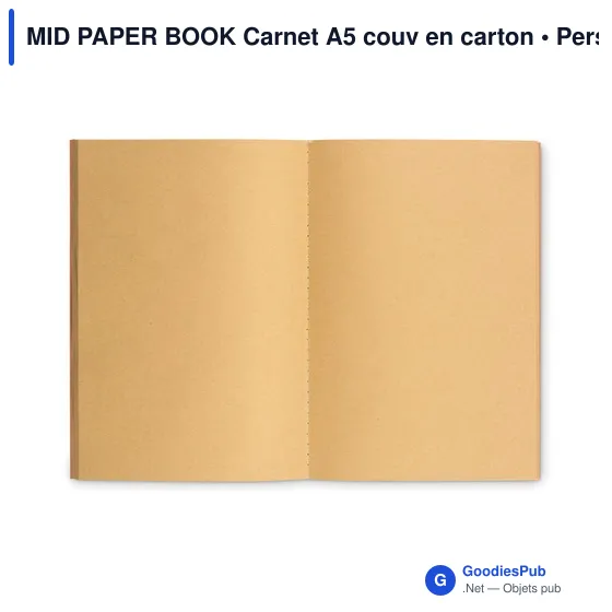 MID PAPER BOOK Carnet A5 couv en carton - Image 2