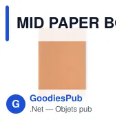 MID PAPER BOOK Carnet A5 couv en carton - Miniature 3