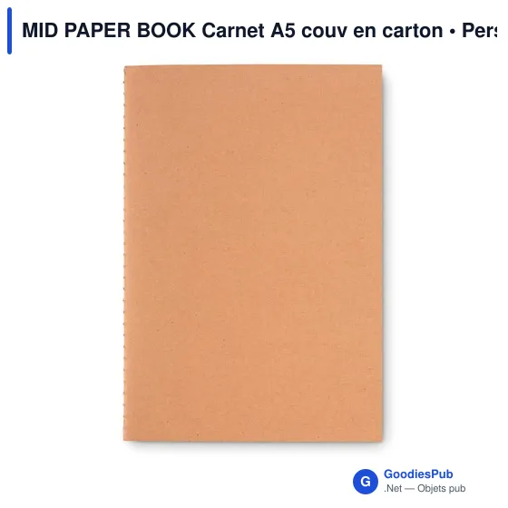 MID PAPER BOOK Carnet A5 couv en carton - Image 3