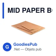 MID PAPER BOOK Carnet A5 couv en carton - Miniature 4