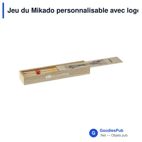 Jeu du Mikado personnalisable avec logo - Mikado jeu