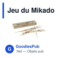 Jeu du Mikado personnalisable avec logo - Mikado jeu - Miniature 2