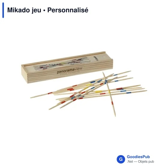 Jeu du Mikado personnalisable avec logo - Mikado jeu - Image 2