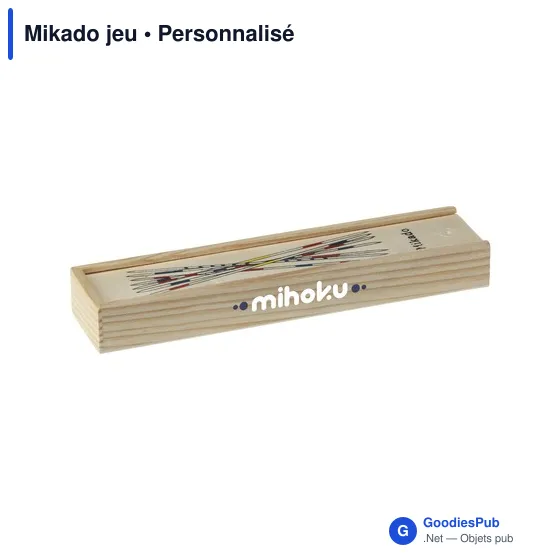 Jeu du Mikado personnalisable avec logo - Mikado jeu - Image 3
