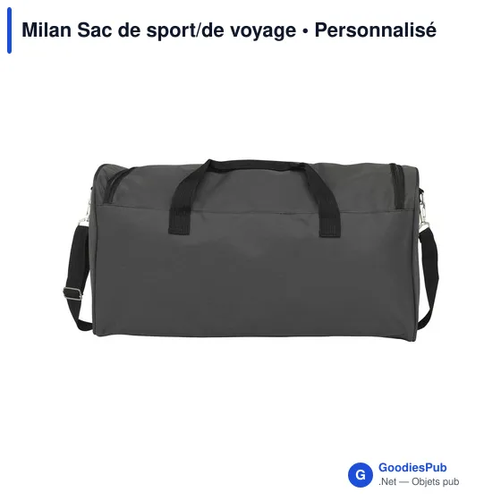 Sac de sport personnalisable avec logo - Milan - Image 1