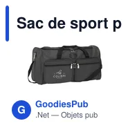 Sac de sport personnalisable avec logo - Milan - Miniature 3