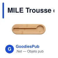 MILE Trousse en feutre RPET - Miniature 3