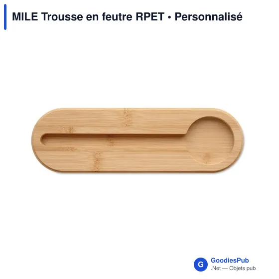 MILE Trousse en feutre RPET - Image 3