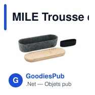 MILE Trousse en feutre RPET - Miniature 4
